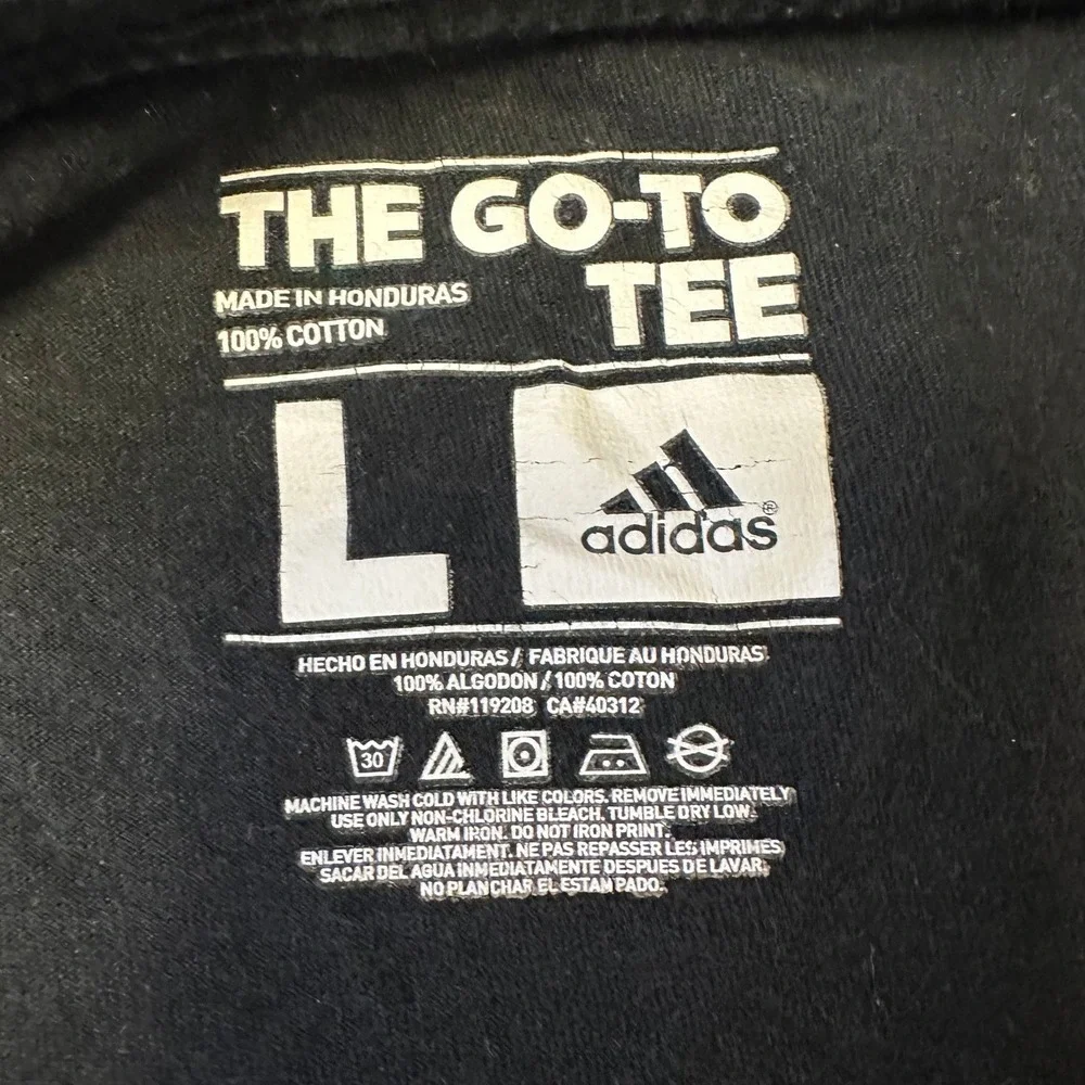 Adidas T-Shirt Mens Size L Black FIFA Womens  Cup Canada 2015 Graphic Cotton